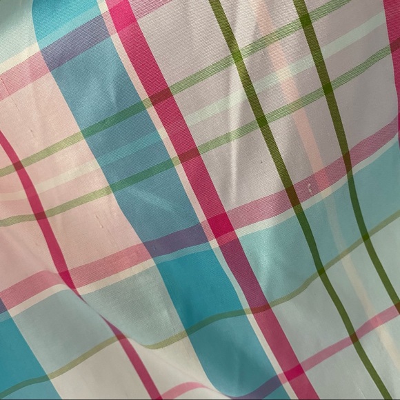 HARTSTRINGS 100% SILK CHECKERED SKIRT - Picture 12 of 13